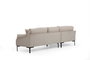 Atelier Del Sofa Sofá Esquinero Leo Izquierdo Crema 255x150 cm